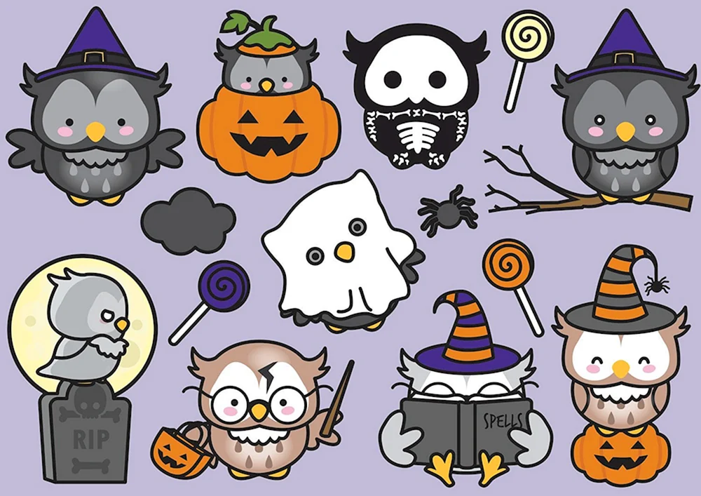 Halloween-Bilder zum Zeichnen