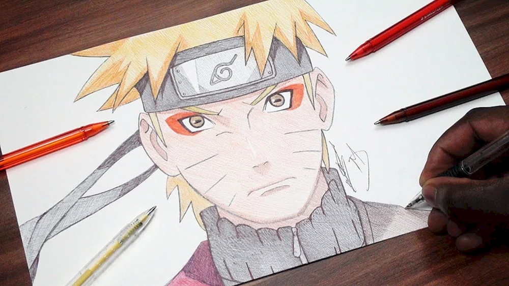 Zeichnungen von Naruto