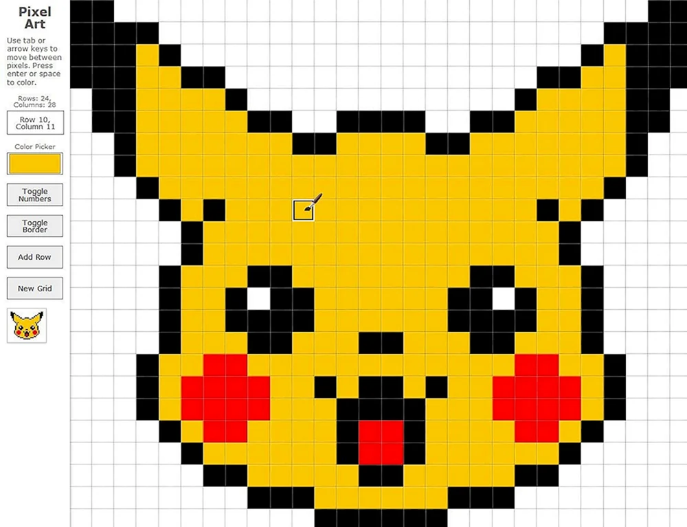 Рисунки по клеткам