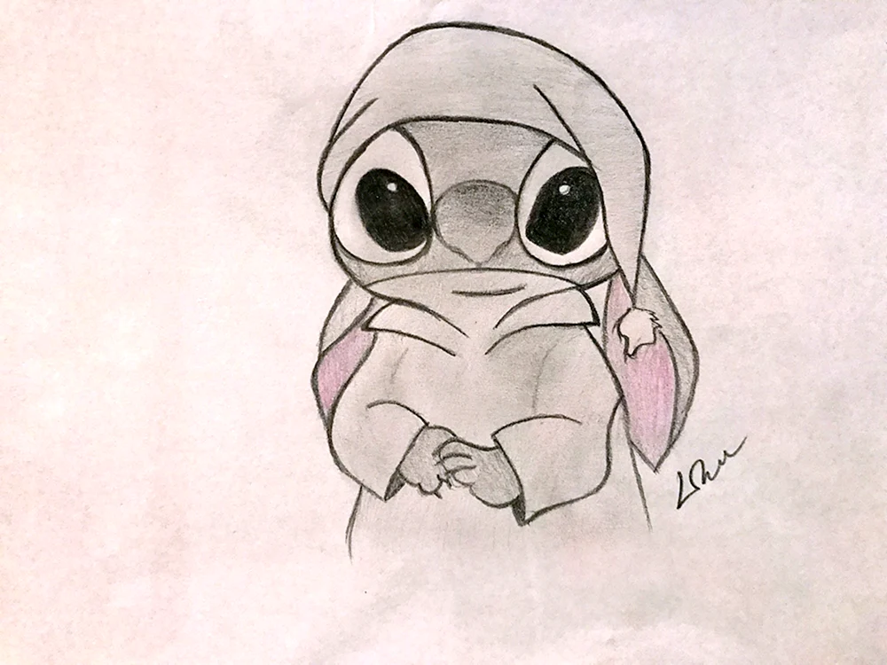 Zeichnungen von Stitch zum Malen