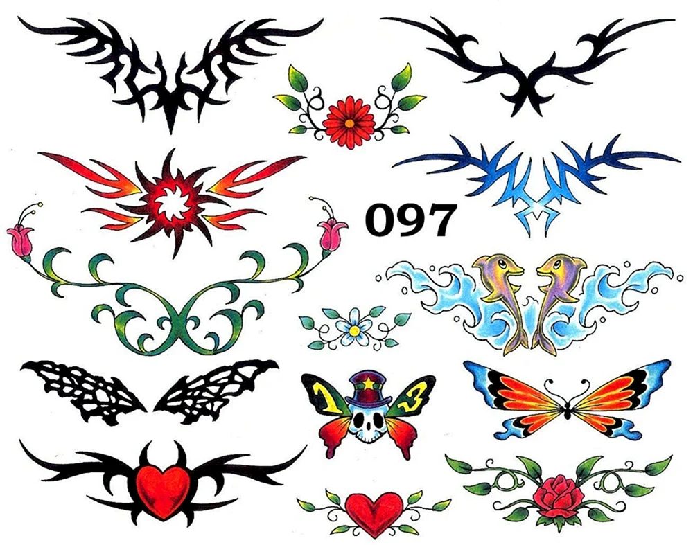 Mädchen-Tattoos