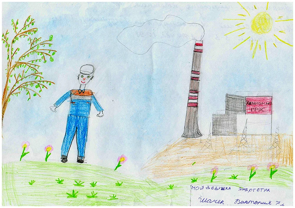 Zeichnungen zum Tag der Energie für Kinder