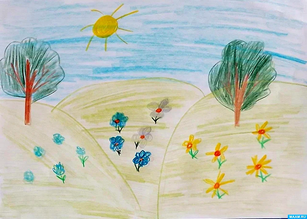 Zeichnen zum Thema Sommer