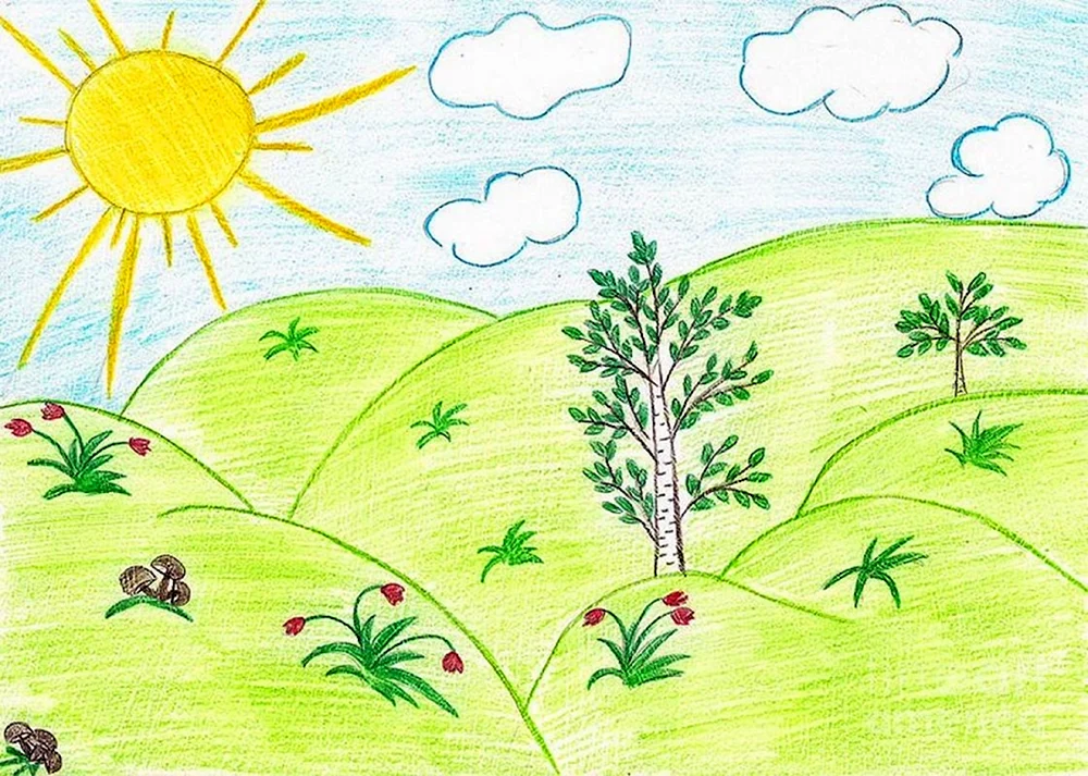 Zeichnen des Sommers