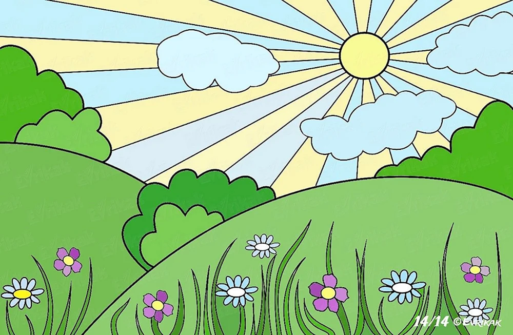 Zeichnen zum Thema Sommer