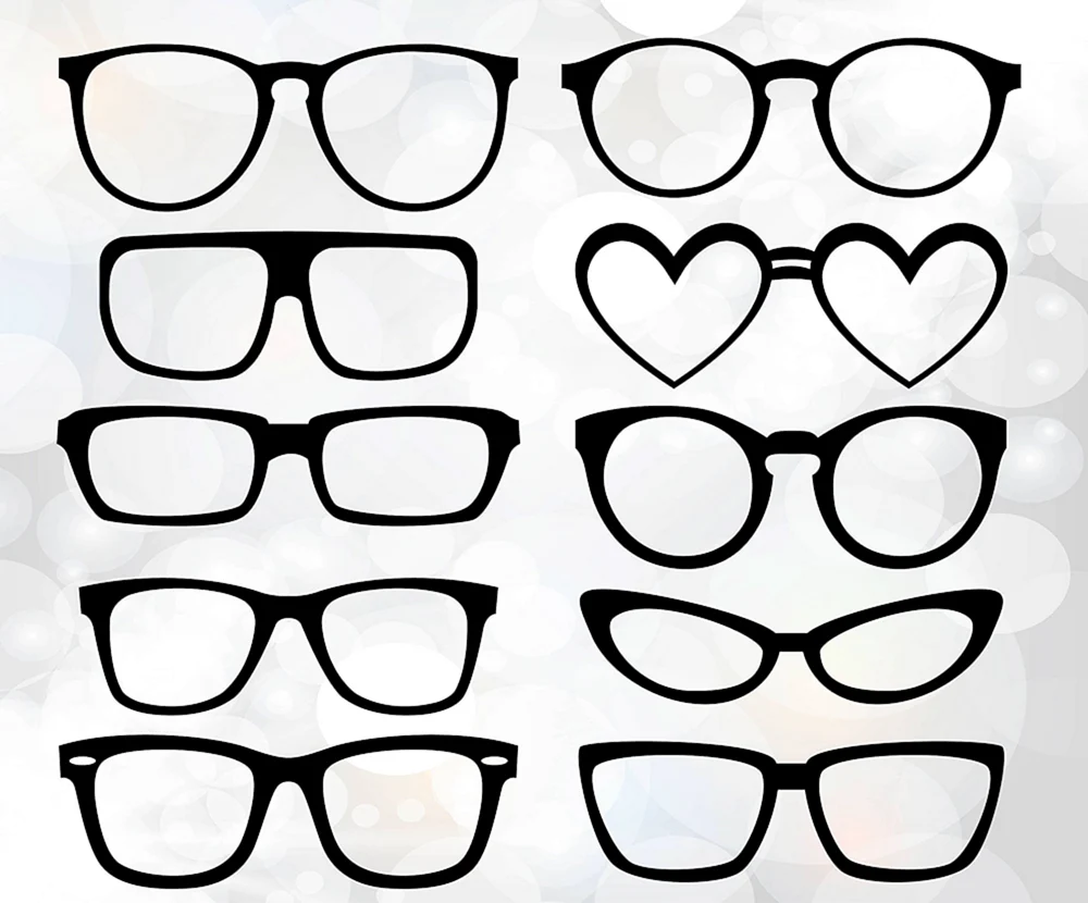 Brille zeichnen