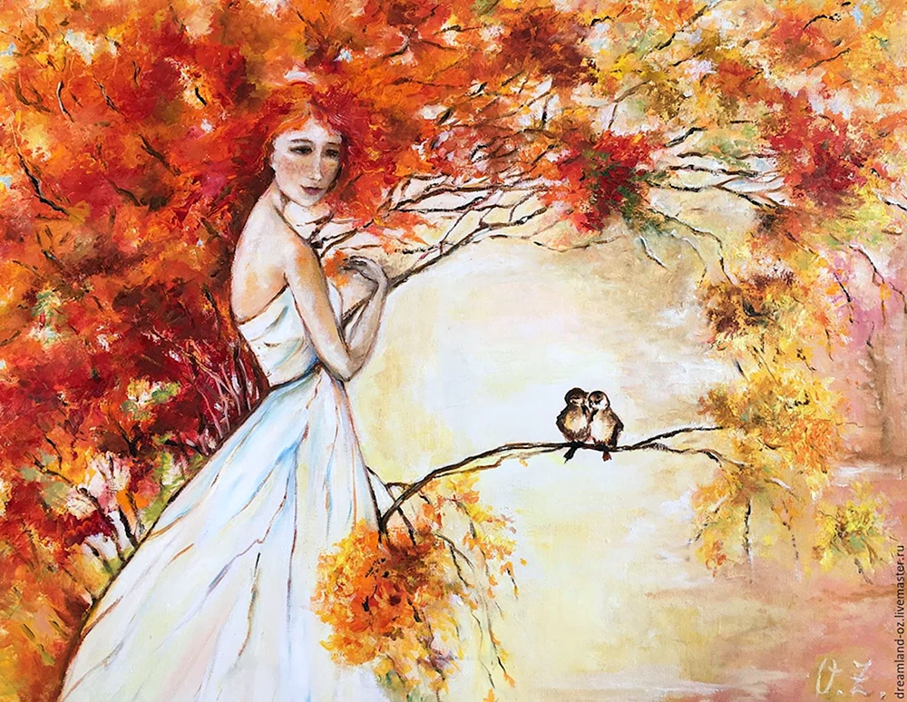 Viktoria Prishedko Aquarell Frau