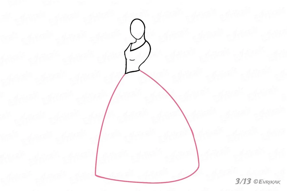 Cinderella Zeichnung zum Zeichnen