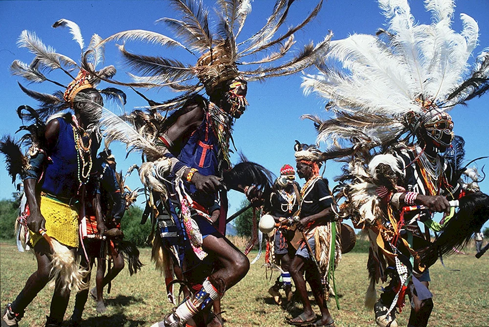 Rituelle Tänze der Völker Afrikas