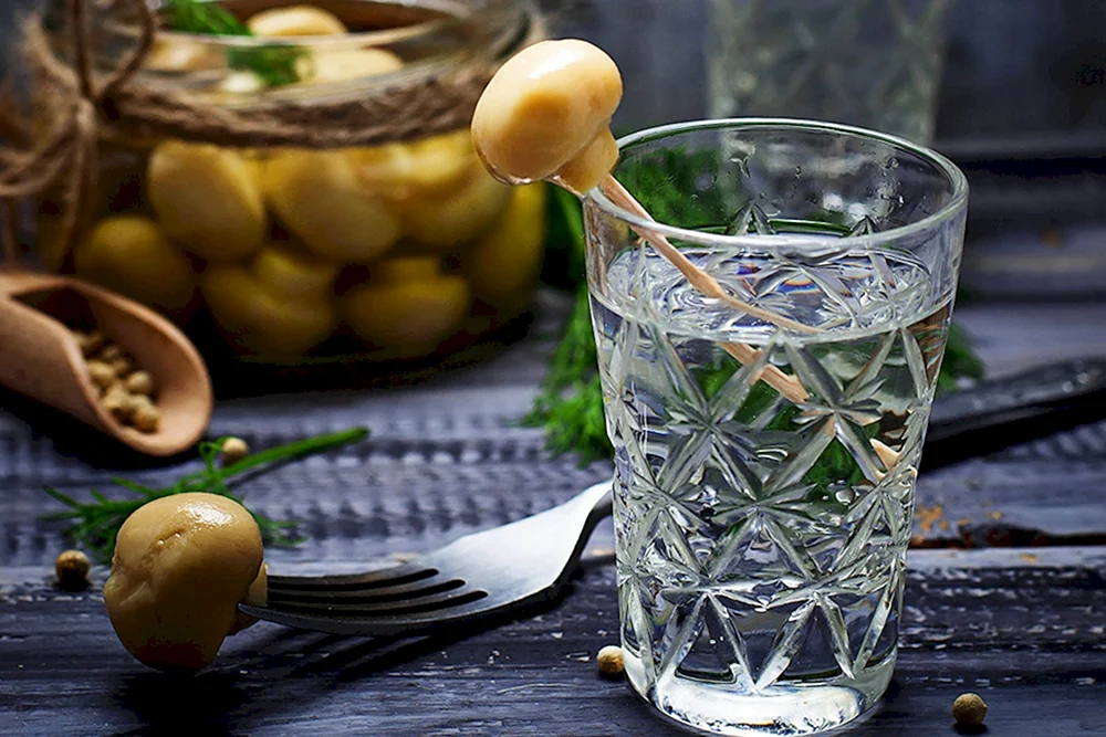 Wodka-Schnapsglas