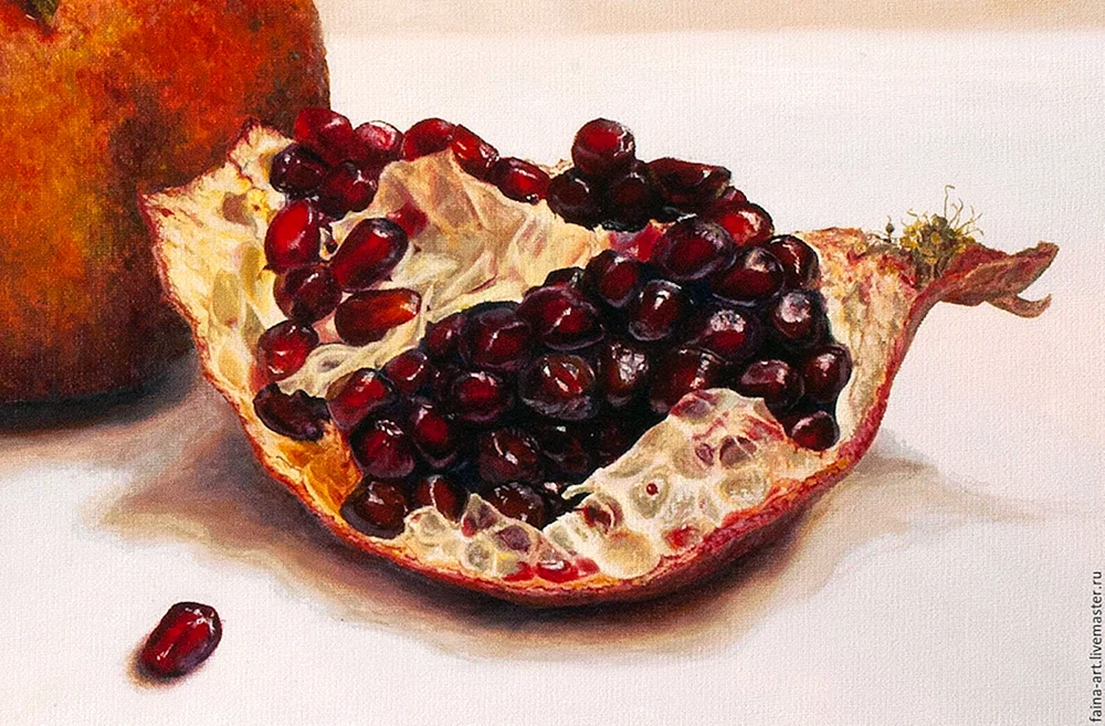 Granatapfel Kubismus