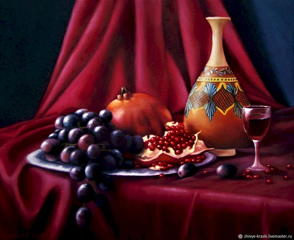 Igor Gribanov Künstler Granatapfel