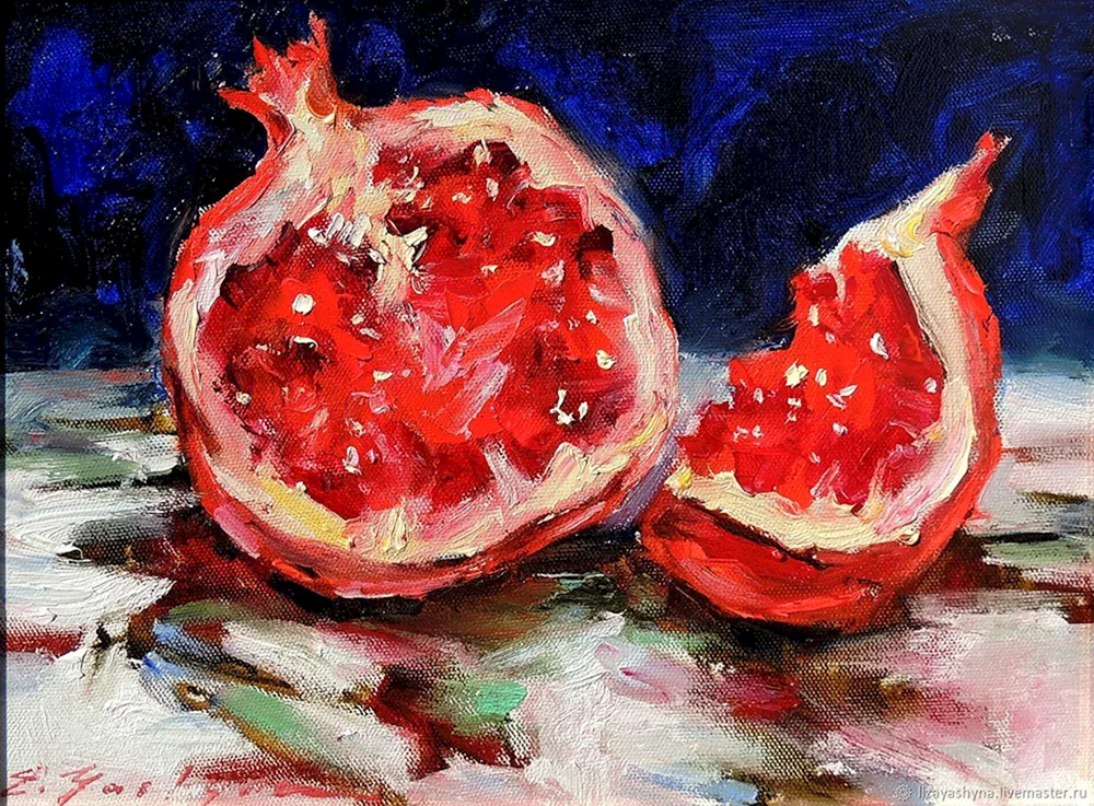 Igor Gribanov Künstler Granatapfel