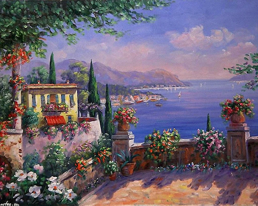 Alexander Miljukow Krimlandschaft