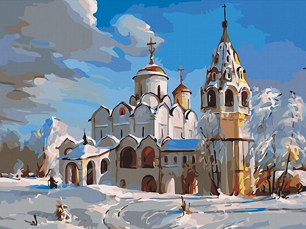 Romanische Romanow-Malerei Suzdal
