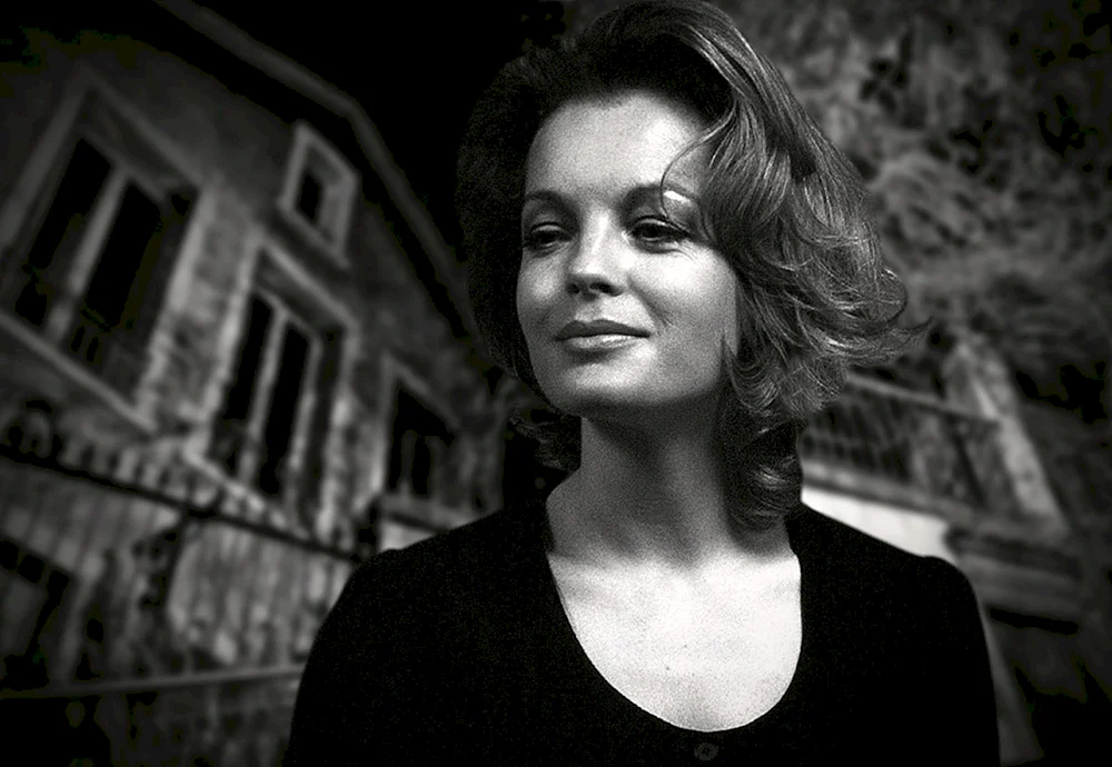 Simone Signoret und Romy. Schneider