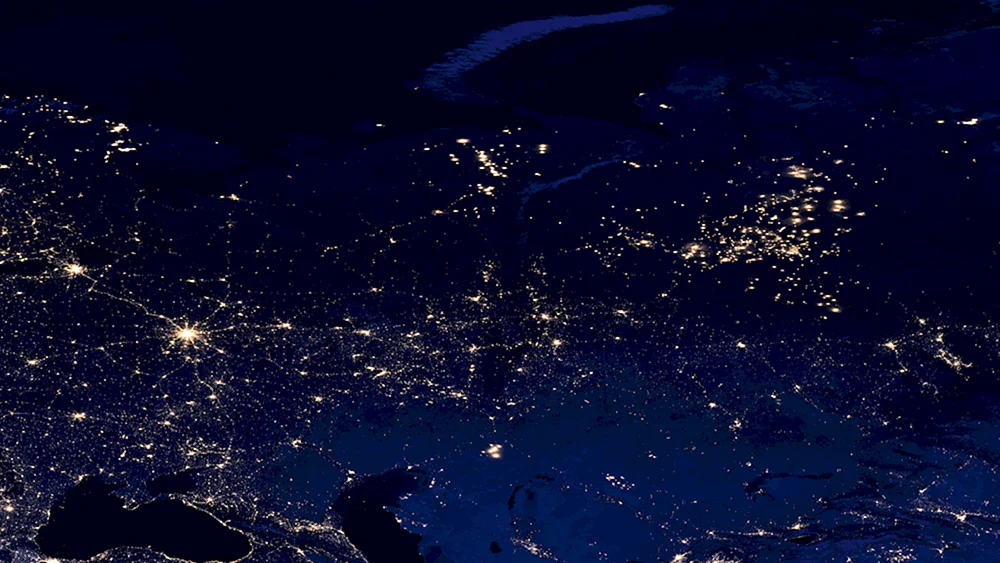 NASA-Karte von Russland