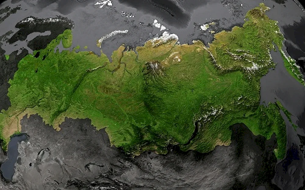 Karte von Russland