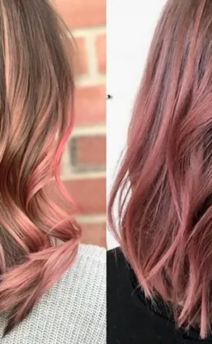 Rose Gold Balayage