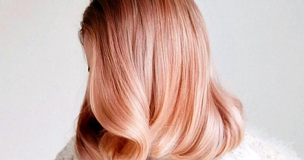 Rose Gold Haarfarbe