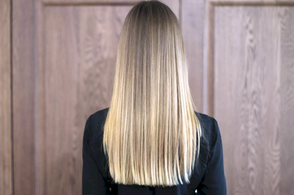 Long bob cut für langes Haar