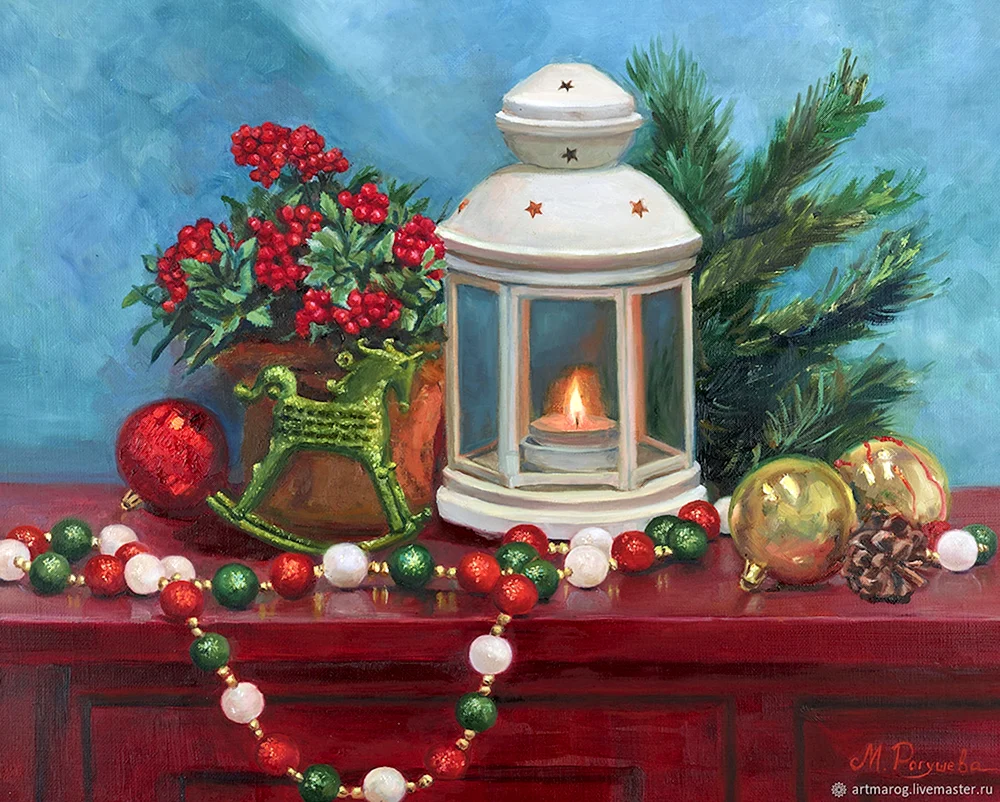 Weihnachtsstillleben Elena Tatulyan
