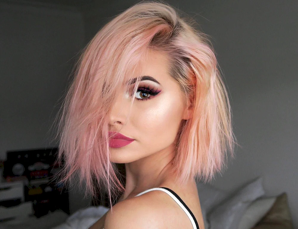 Rose Gold Haarfarbe