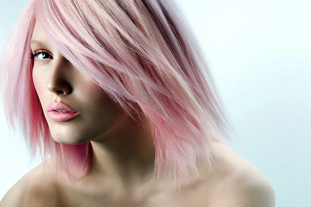 Pinkes Haar