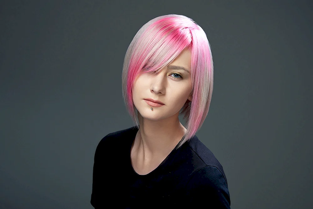 Pinkes Haar