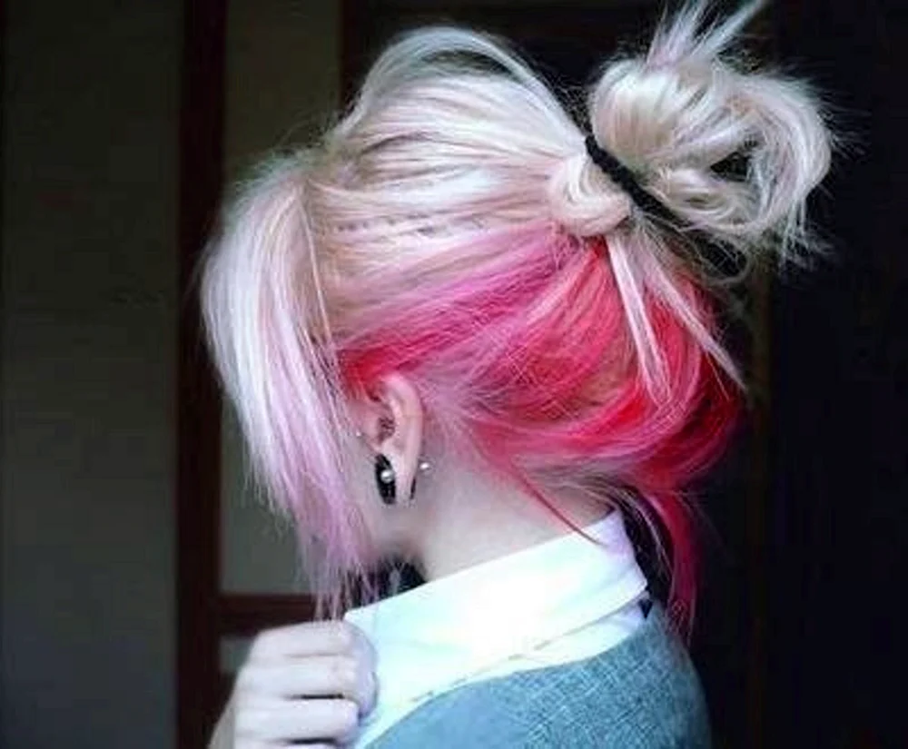 Pinkes Haar