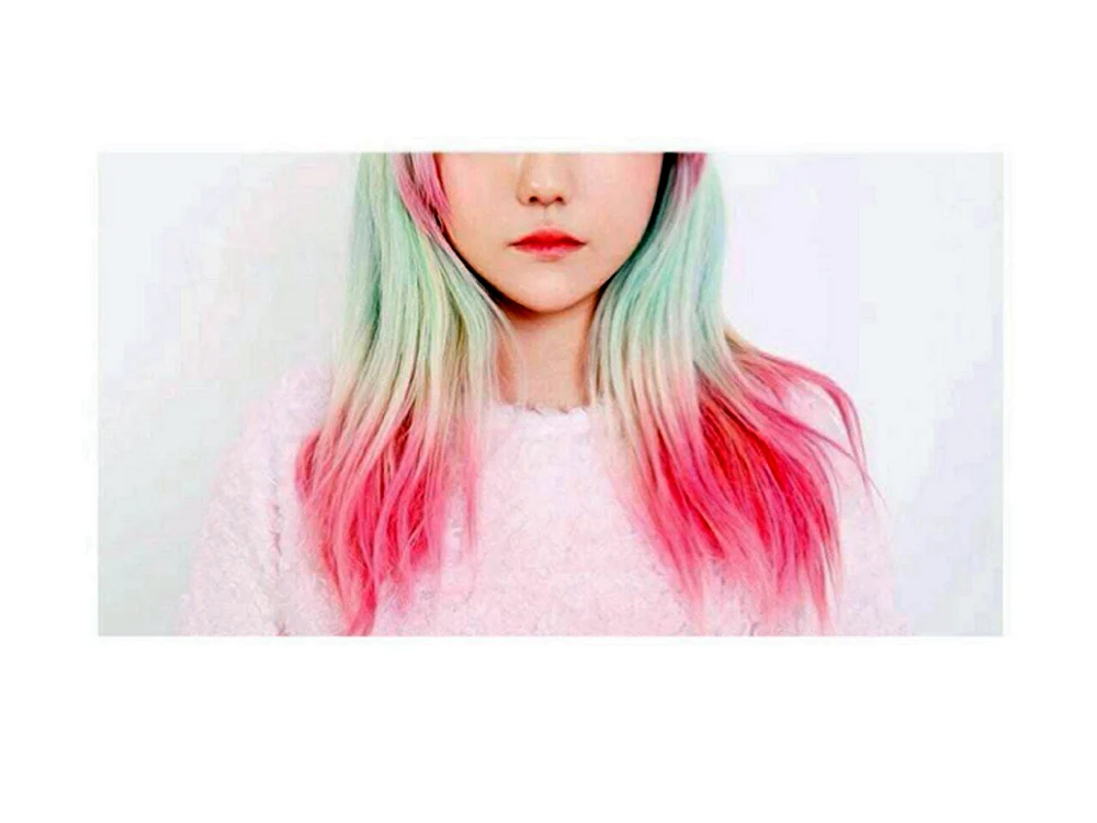 Pinkes Haar