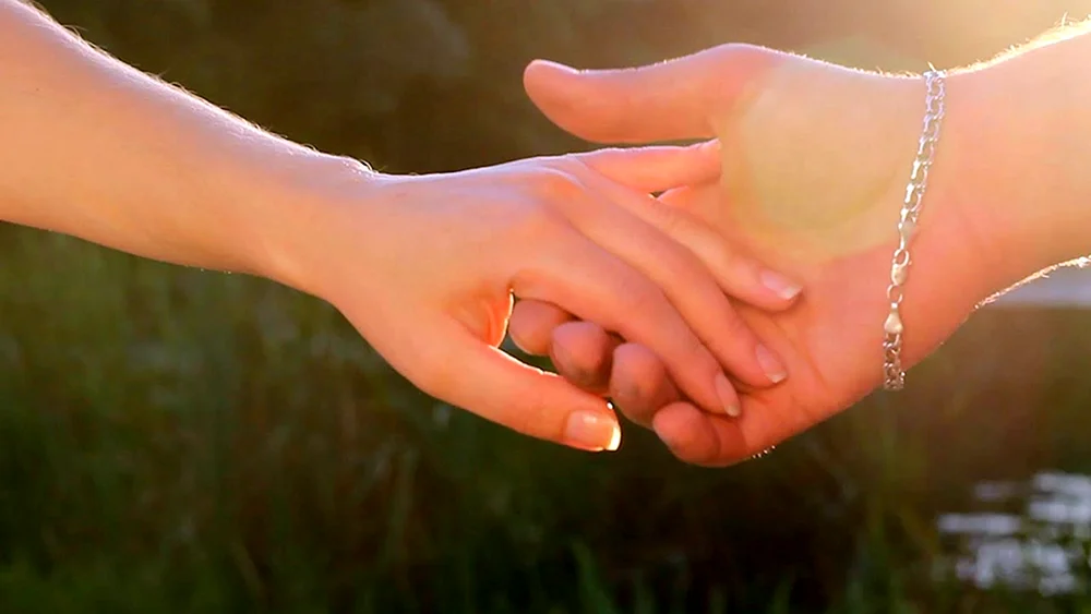 Hand in der Hand