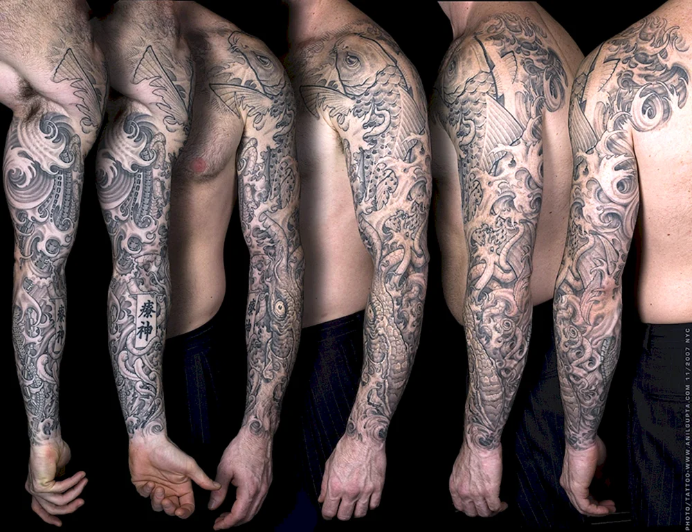 Ärmel-Tattoo-Skizze für Männer