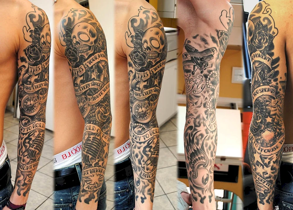 Ärmel-Tattoo