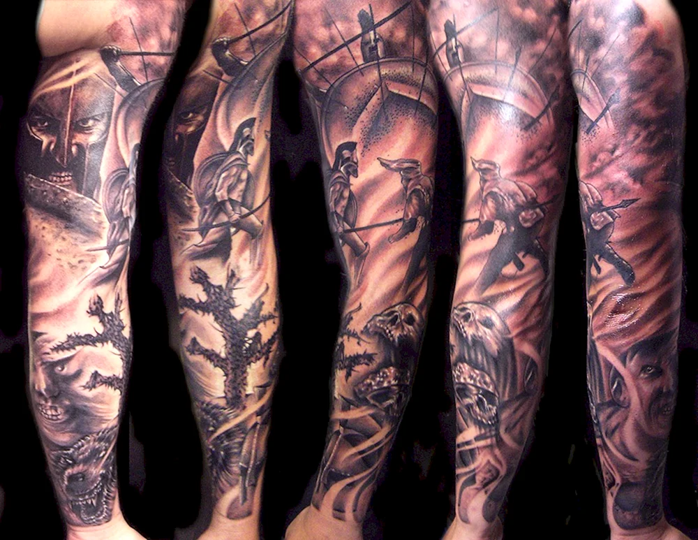 Ärmel-Tattoo für Frauen