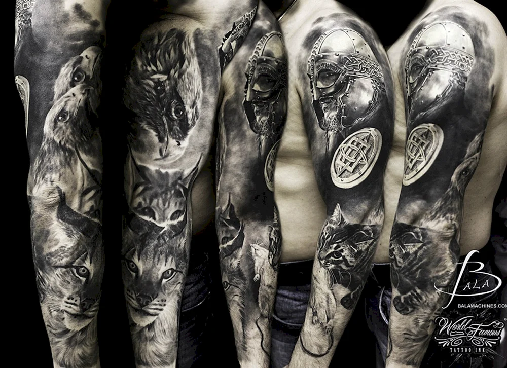 Ärmel-Tattoo Skizzen