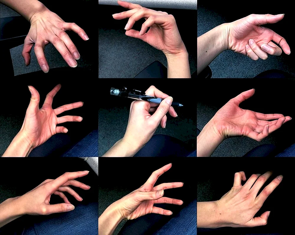 Handreferenz von der Seite