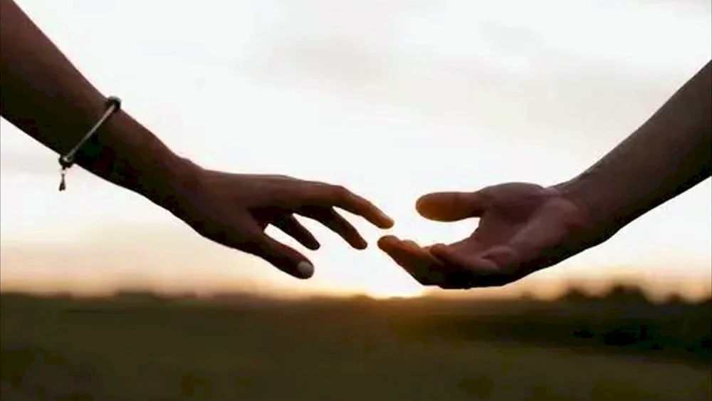 Hände in der Liebe