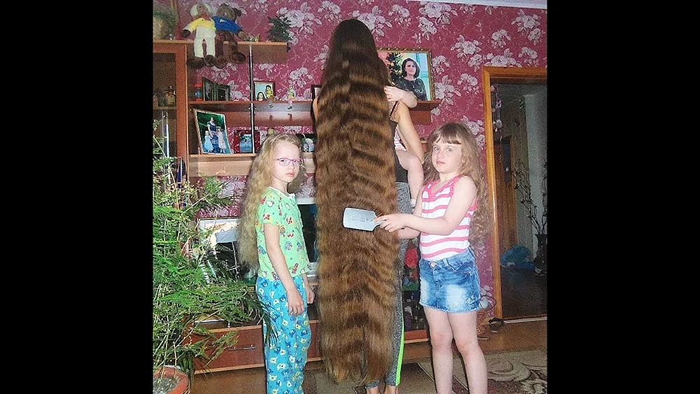Russische Rapunzel Daria Gubanova