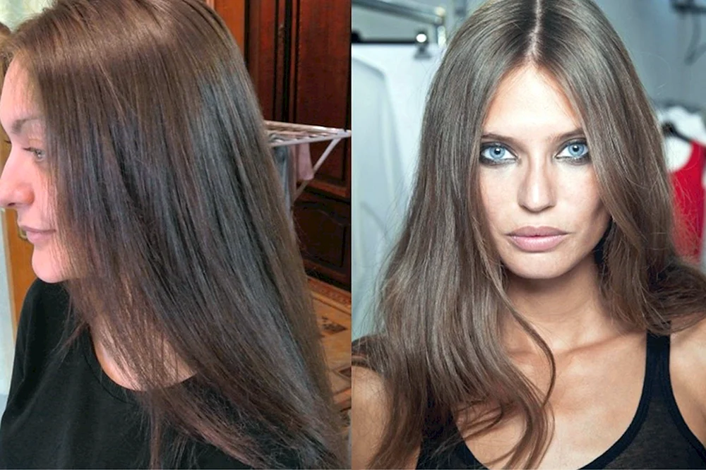 Rousseau Karamell Asche Haarfarbe