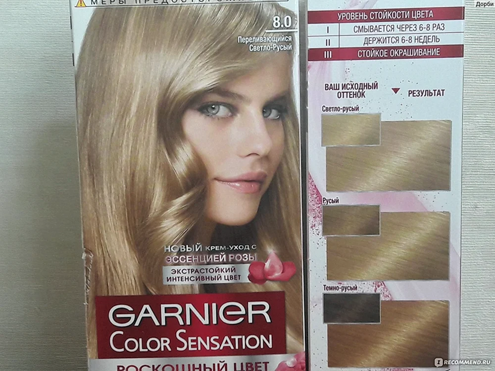 Russy Haartönungen Garnier Palette