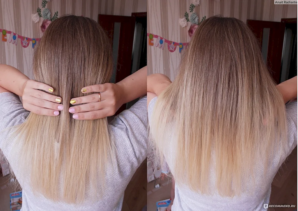 Peppel kastanienbraun Balayage