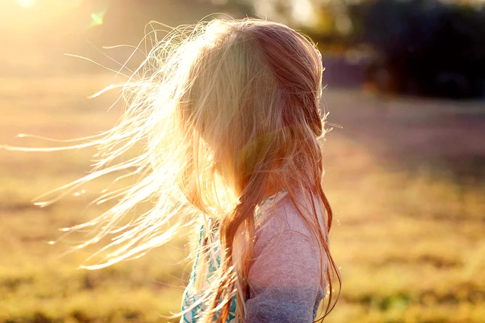 Blonde Haare bei Mädchen