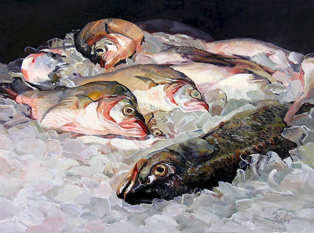 Fische Gemälde