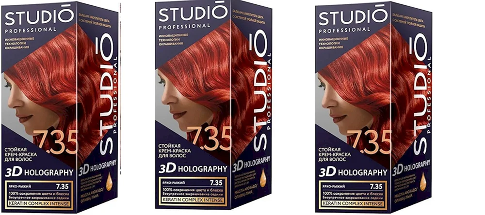 Rote Haarfarbe professionell