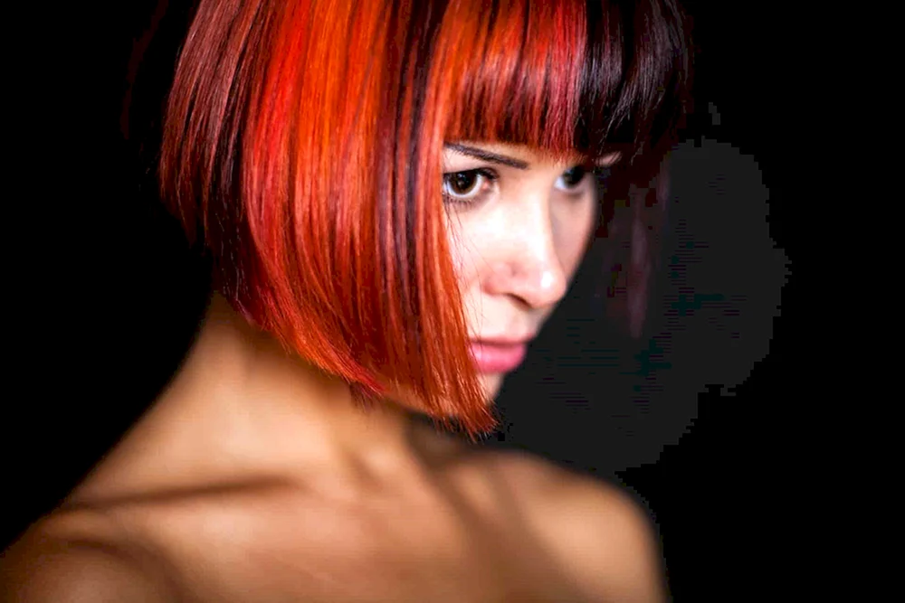 Rotes Haar