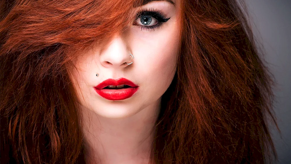 Rote Haarfarbe