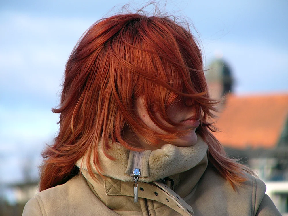 Mädchen mit rotem Haar