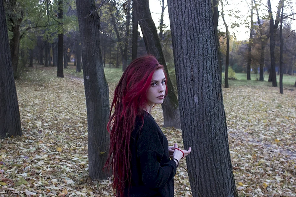 Rote Dreadlocks