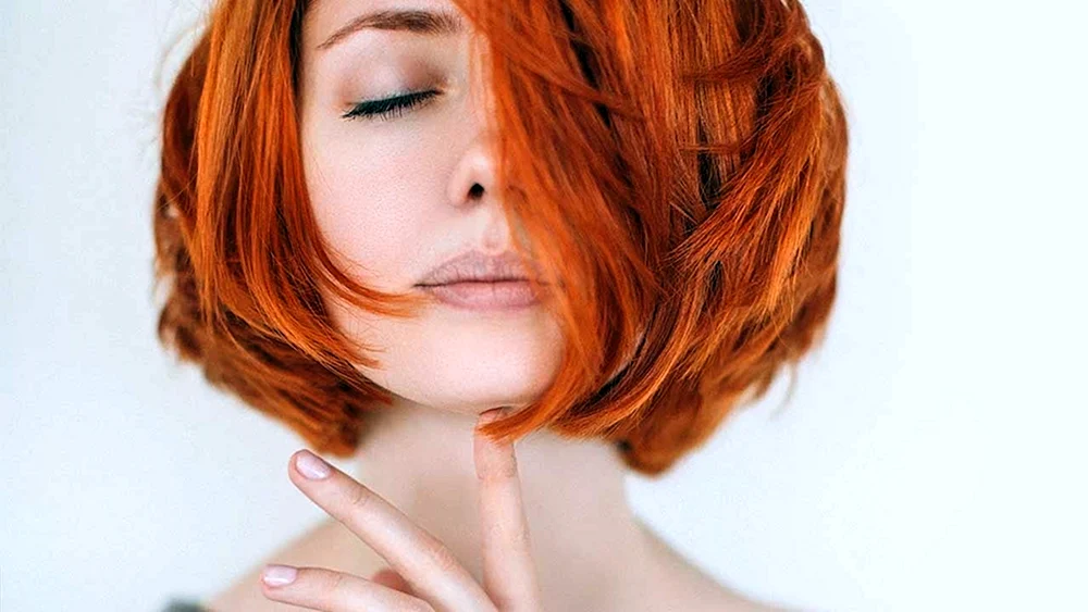 Balayage auf rotem Haar